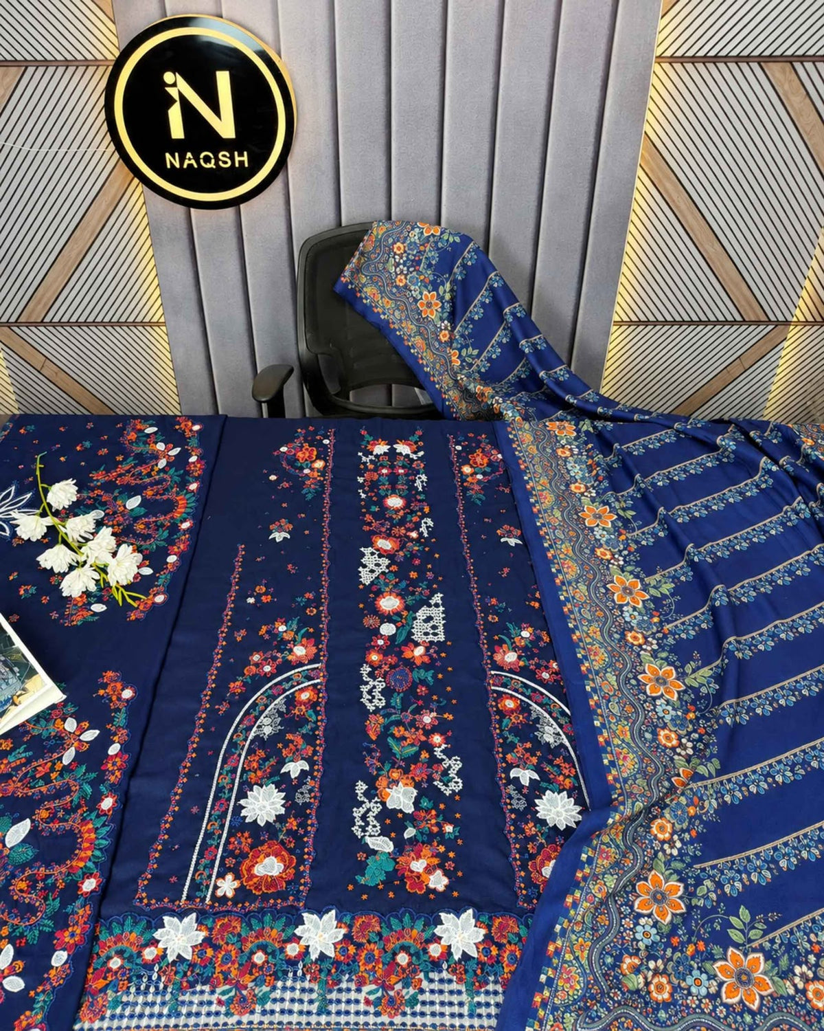 Hussain Rehar 3pc | Dhanak Premium | N-120