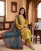 Urge | 3Pc Embroidered Lawn