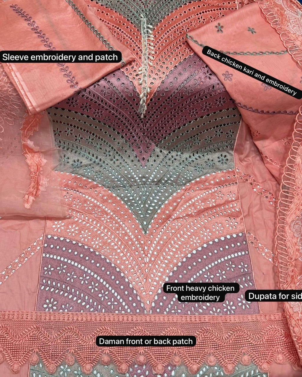 MARIA B | Full Embroidered Article