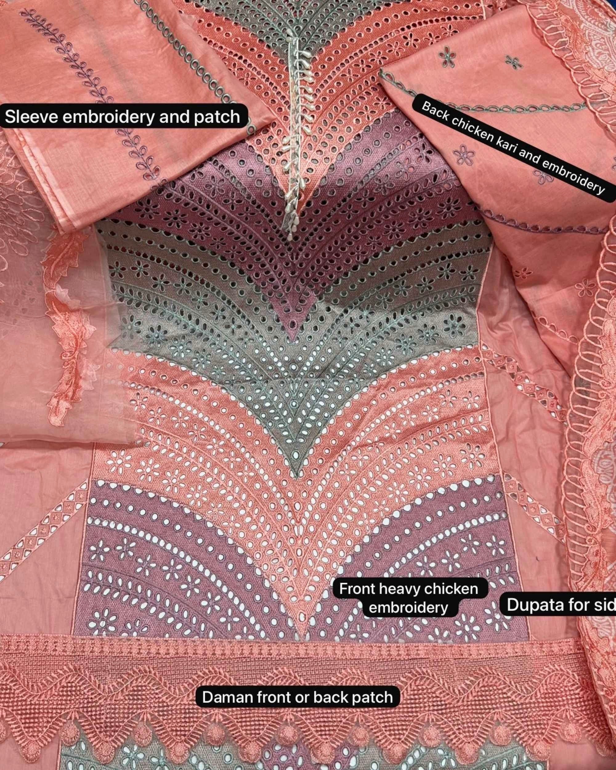 MARIA B | Full Embroidered Article