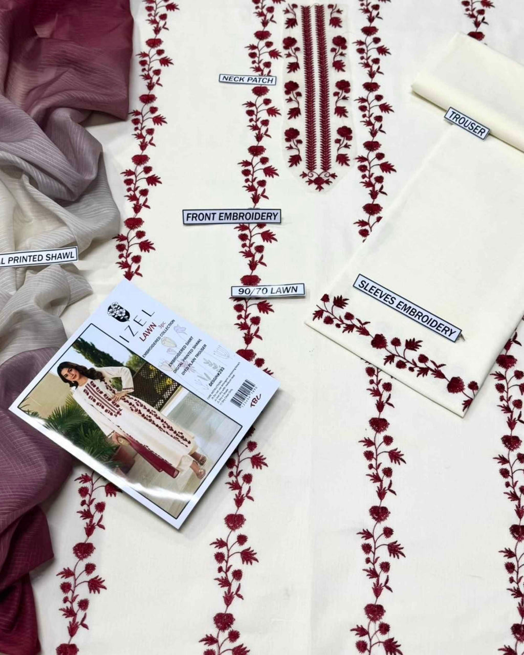 LAAM | Embroidered Lawn Article