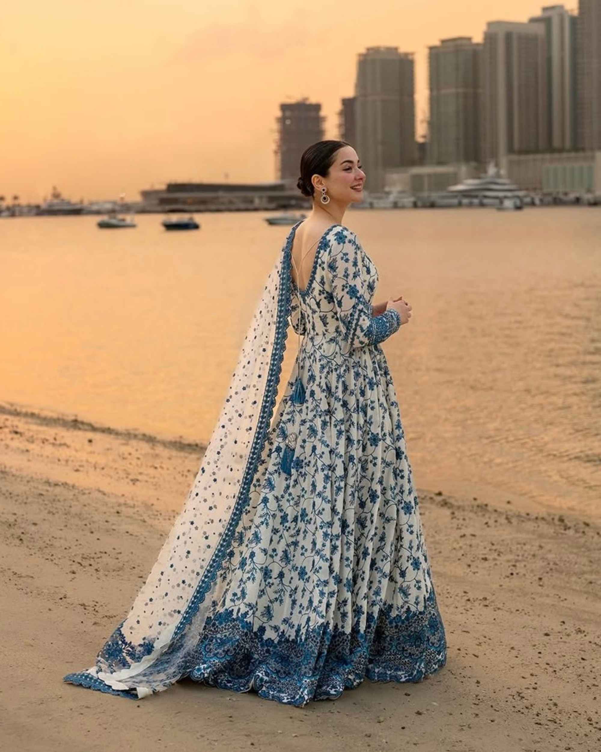 FAIZA SAQLAIN | Frock Style 3Pc