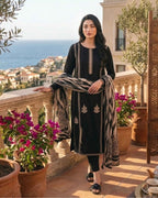 CROSS-STICH | 3 Pc Embroidered