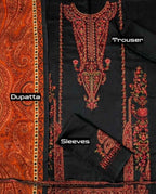 Hussain Rehar | Embroided 3pc Unstiched