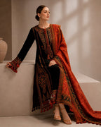 Hussain Rehar | Embroided 3pc Unstiched