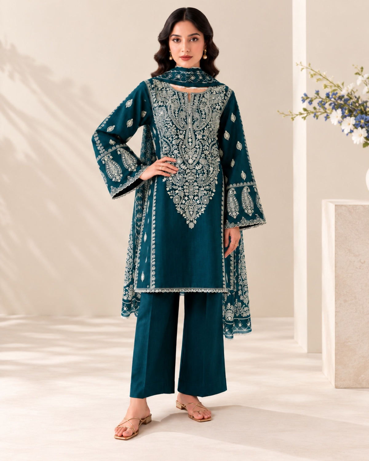 Mahnur 3pc | Dhanak Premium | N-116