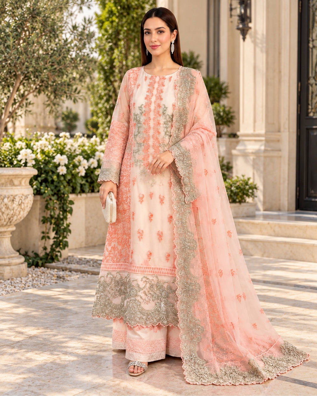 Charizma 3pc | Organza  Heavy | N-084