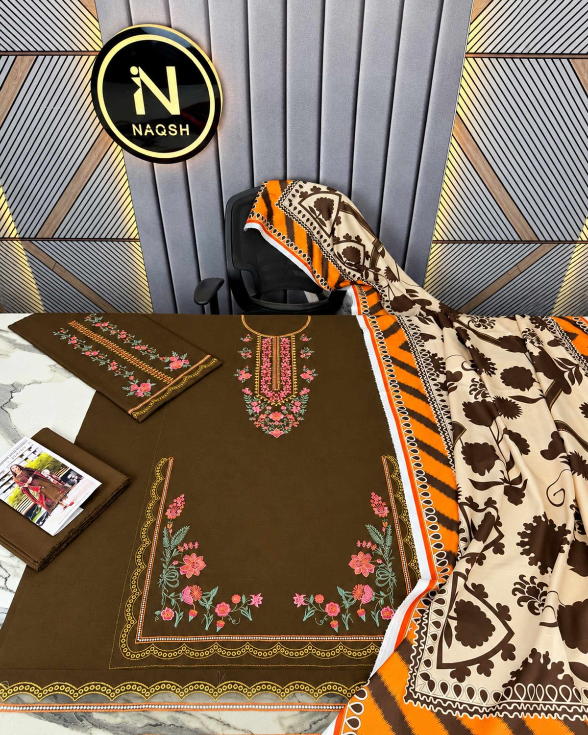 Batik 3pc | Dhanak Premium | N-112