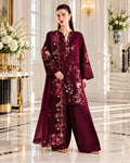 Iznik 3pc | Dhanak Embroidered | N-048