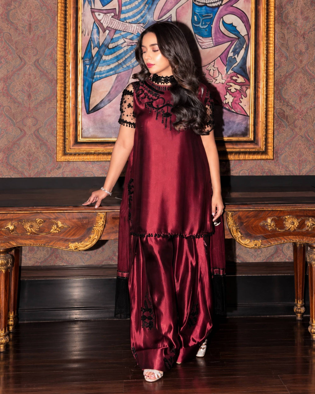 Sehar Hashmi 3pc | Silk Premium | N-111
