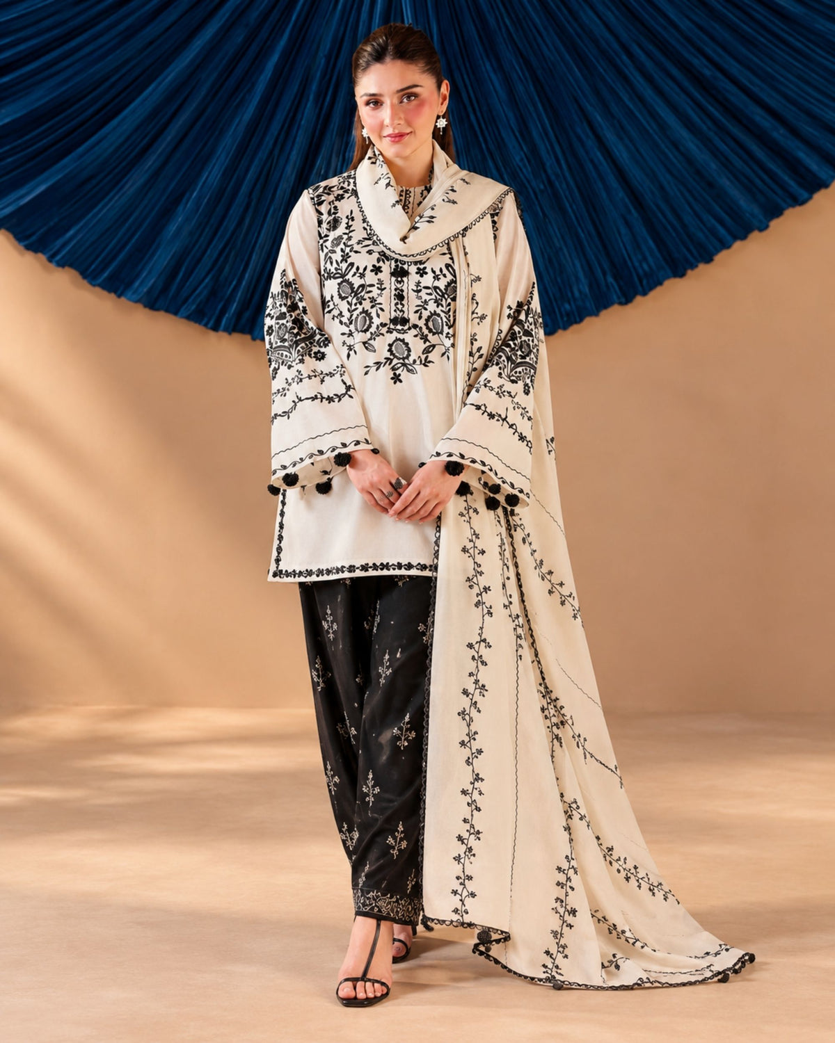Cross-Stich 3pc | Dhanak Premium | N-106