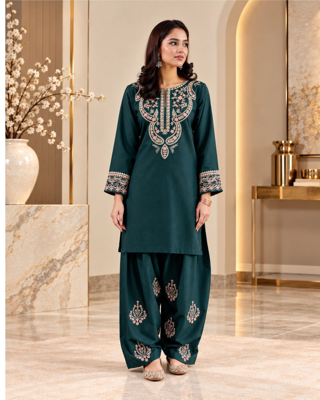 Urge 2 pc | Embroidered Article | N-093