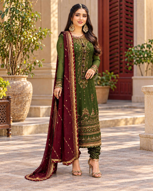 Asim jofa 3pc | Premium Shafoon | N-075