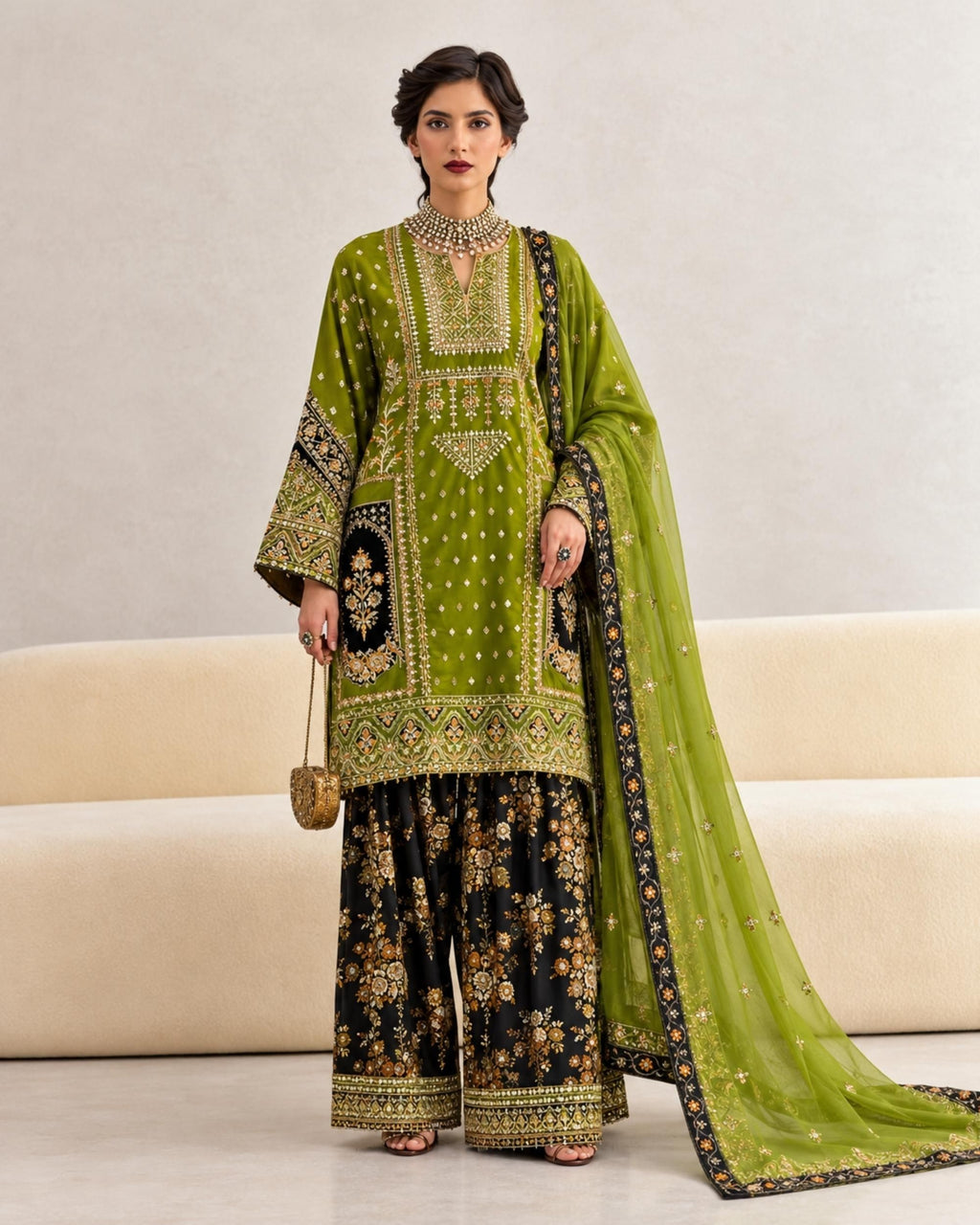Iznik 3 pc | Velvet Premium | N-092