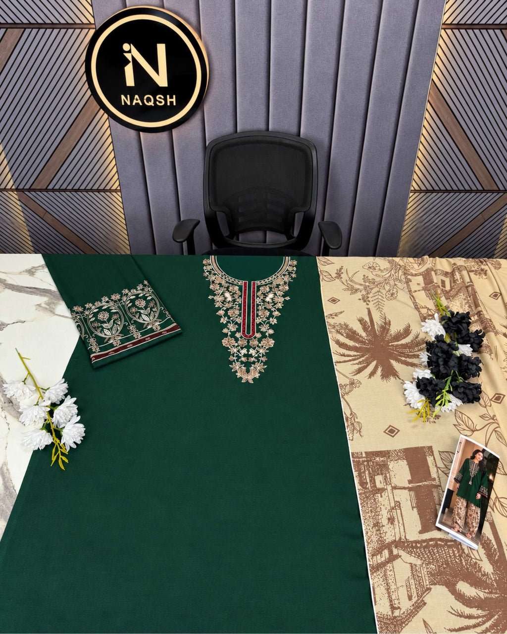 Batik 2pc | Dhanak Embroidered | N-108