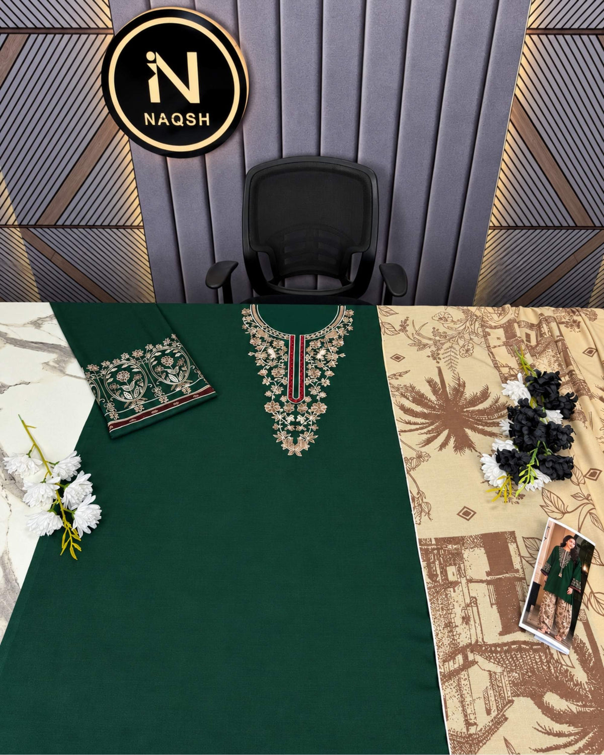 Batik 2pc | Dhanak Embroidered | N-108