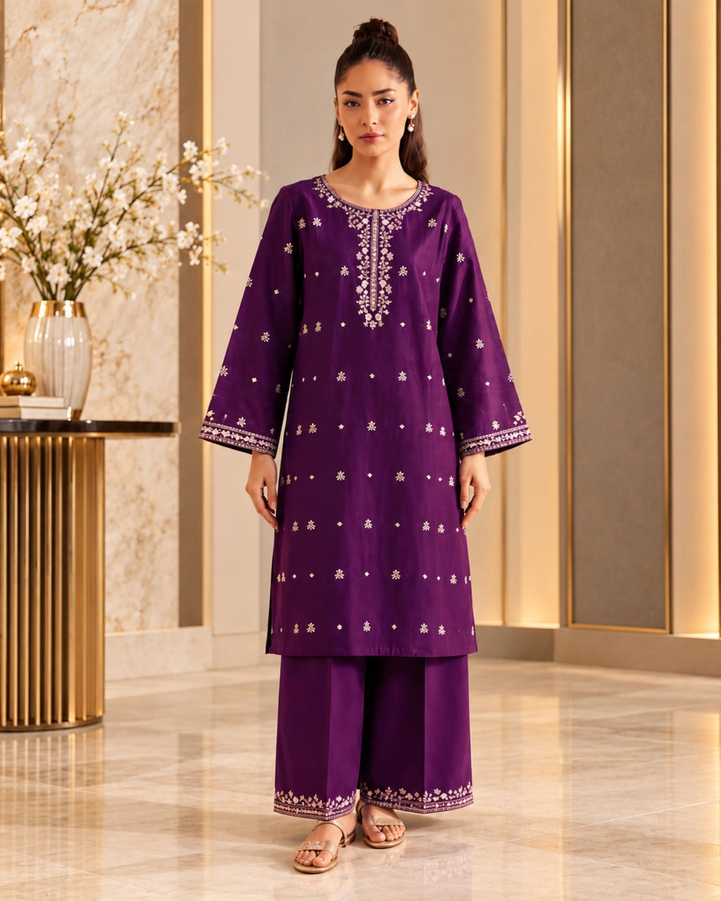 Batik 2 pc | Dhanak New | N-044