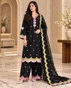 Laam Silk | 3 pc Embroidery | N-028