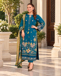 Aneela,s 3pc | Dhanak Embroidered | N-110
