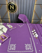 Azure luxury | 3pc Dhanak | N-025