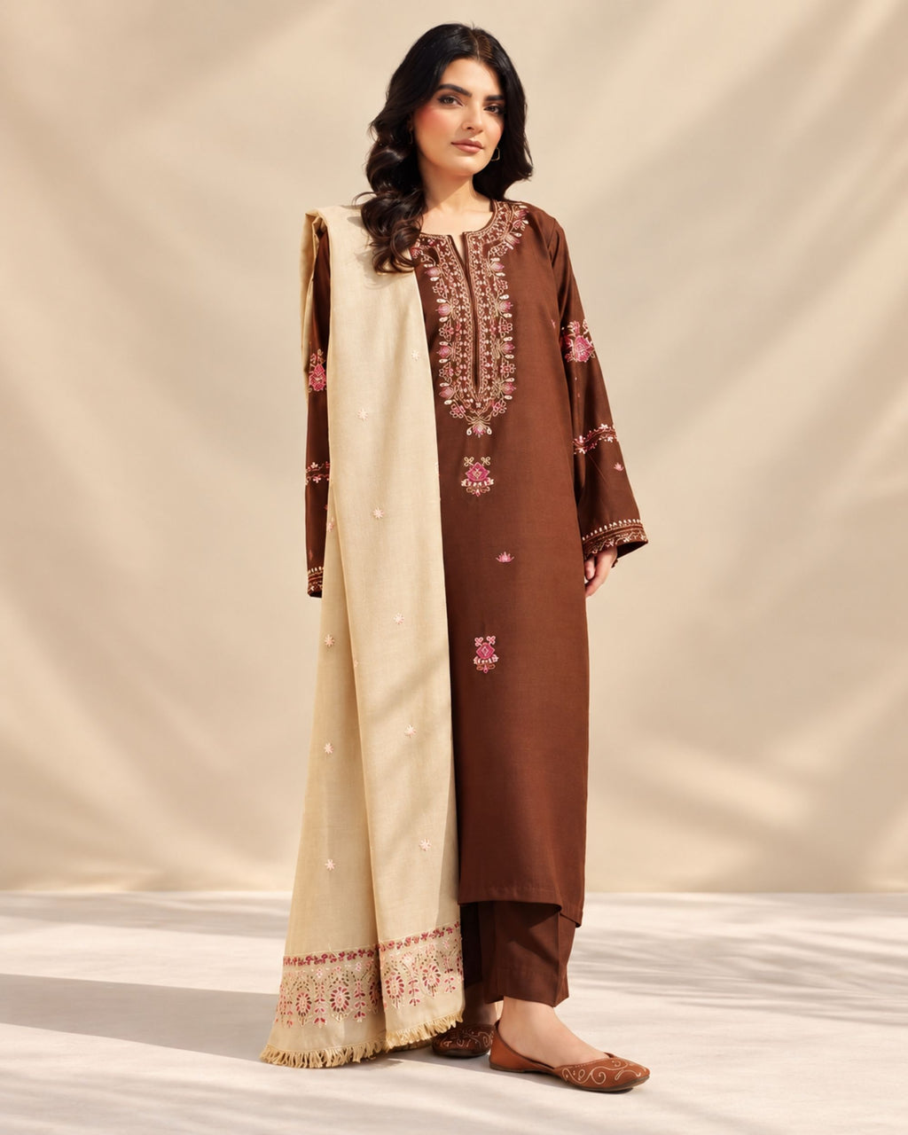 Lazuli 3 pc | Premium Dhanak | N-087