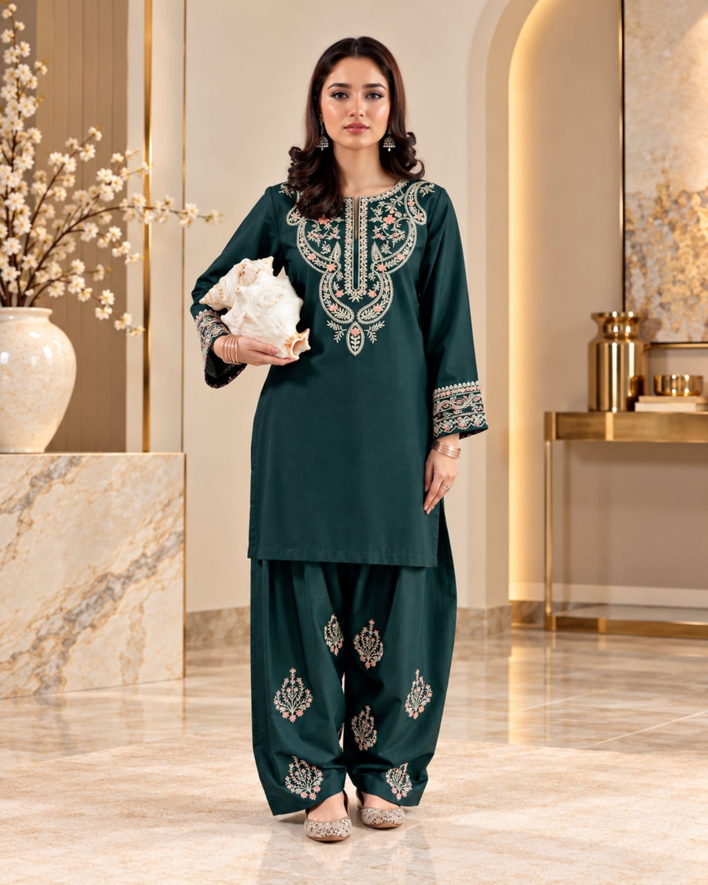 Urge 2 pc | Embroidered Article | N-093