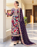 Charizma 3pc | Velvet Embroidered | N-114