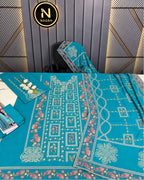 Aneela,s 3pc | Dhanak Premium | N-070