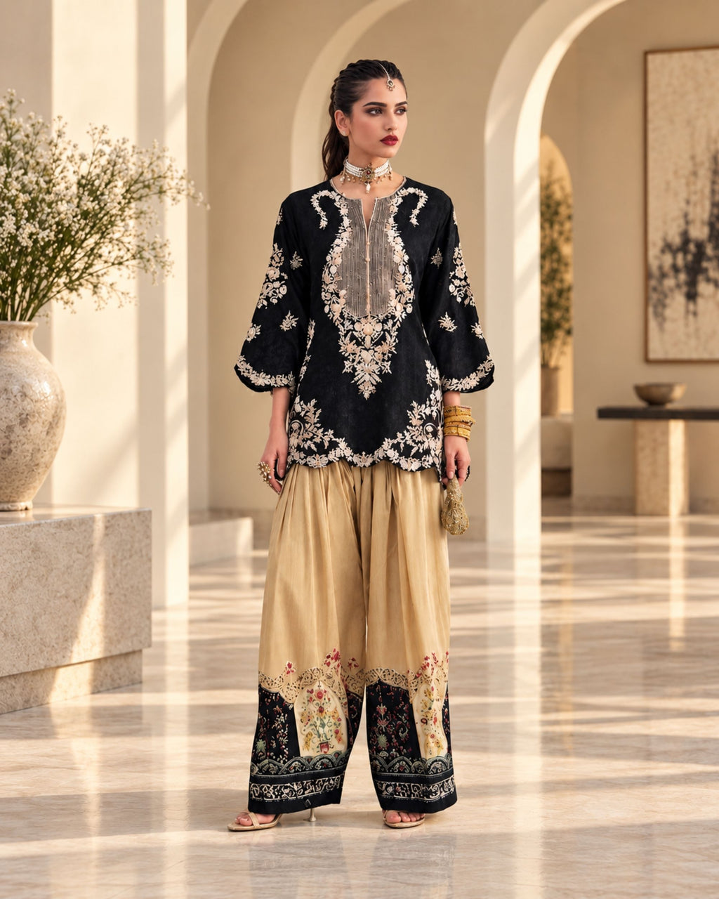 Ethnic Silk | 2 pc Embroidered | N-09