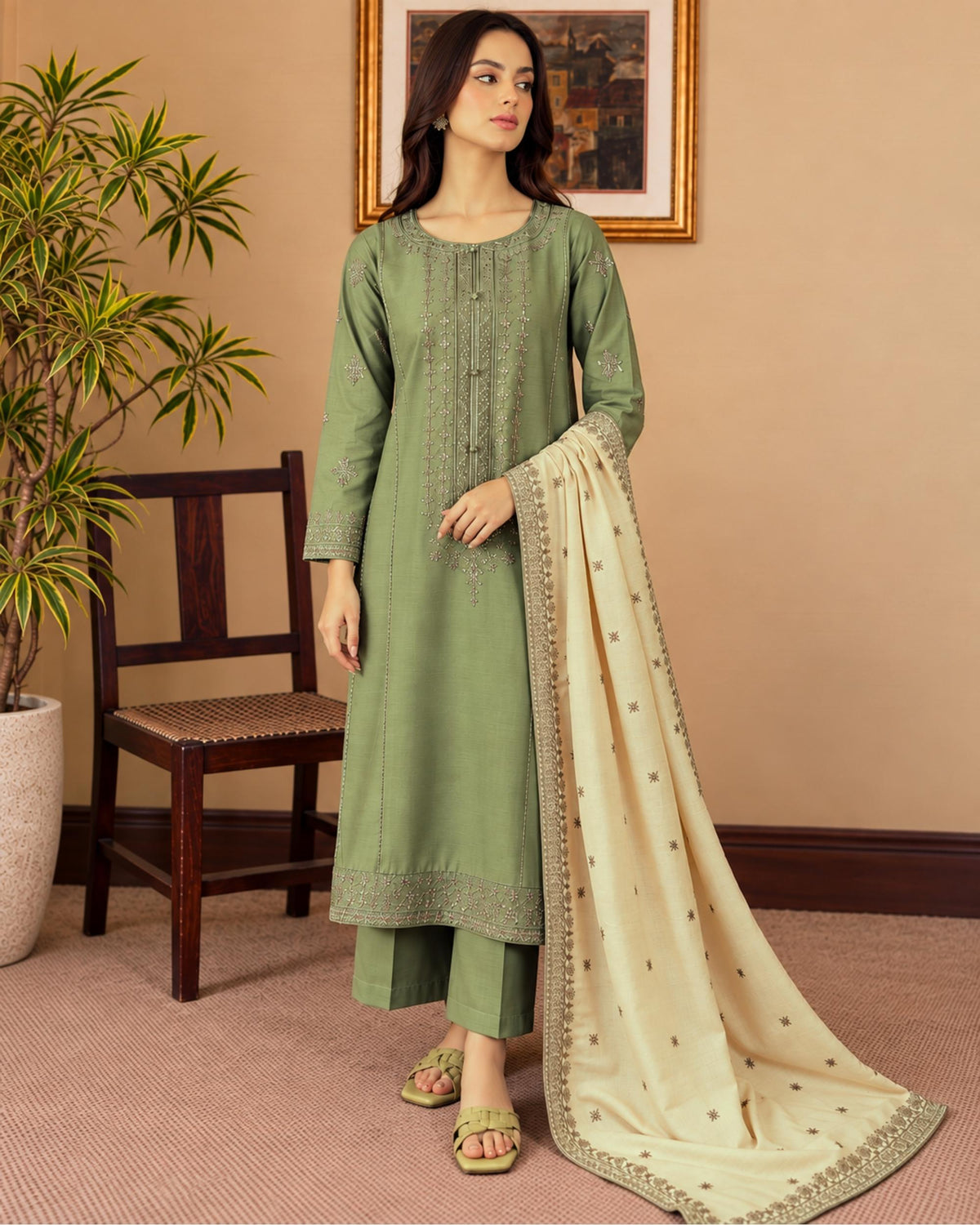 Saphire 3pc | Dhanak Premium | N-030
