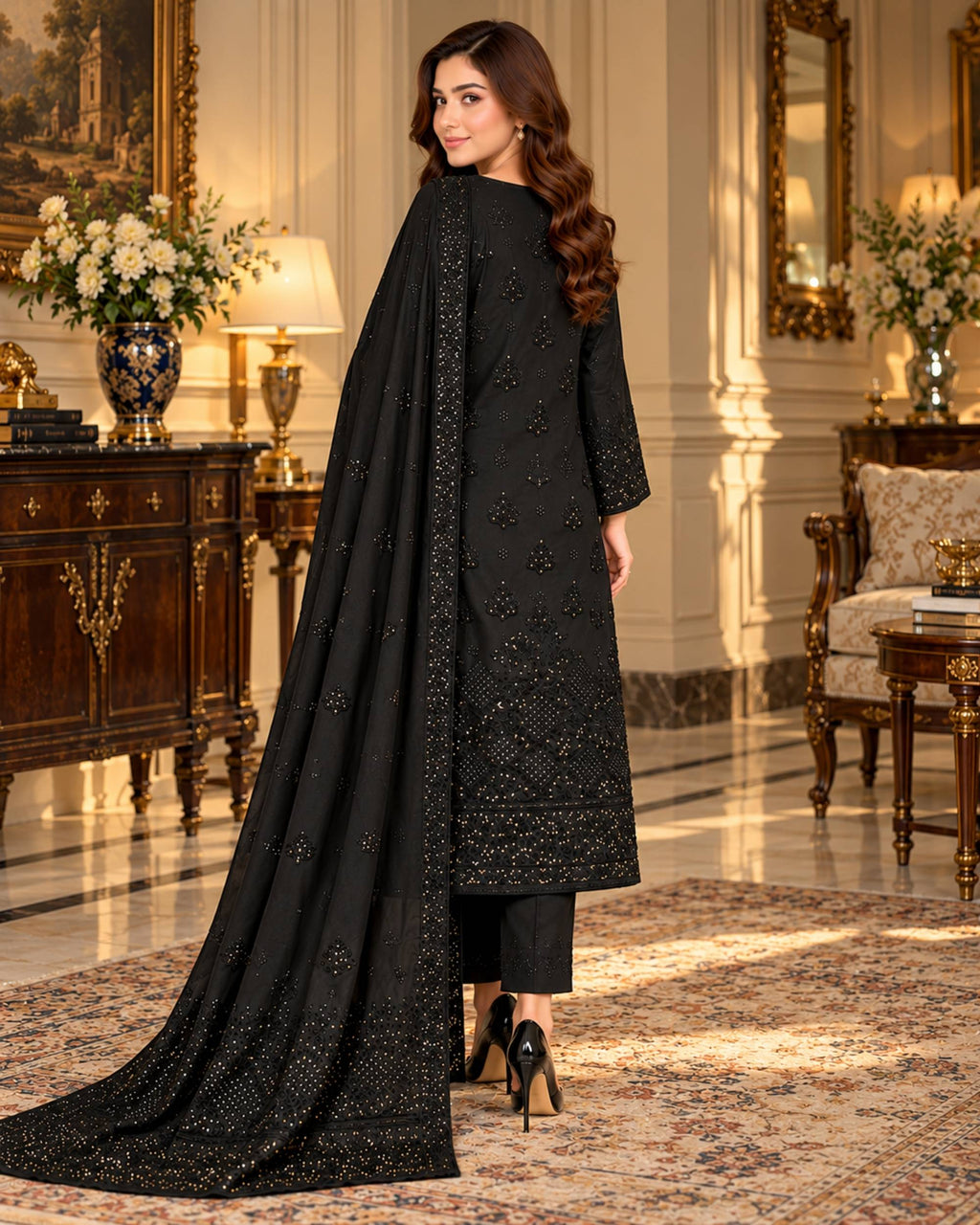 Charizma 2pc | Dhanak Embroidered | N-068