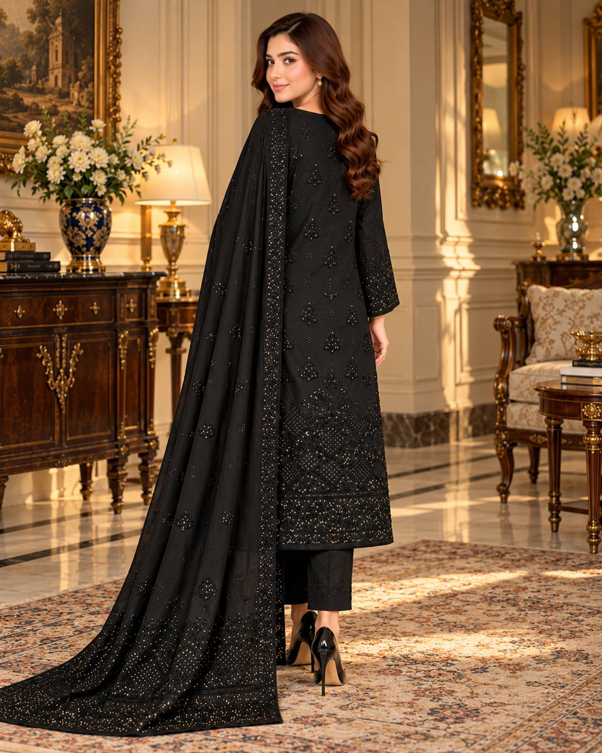 Charizma 2pc | Dhanak Embroidered | N-068