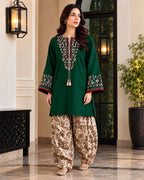 Batik 2pc | Dhanak Embroidered | N-108