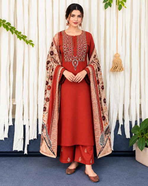 Asling 3 pc | Premium Dhanak | N-088