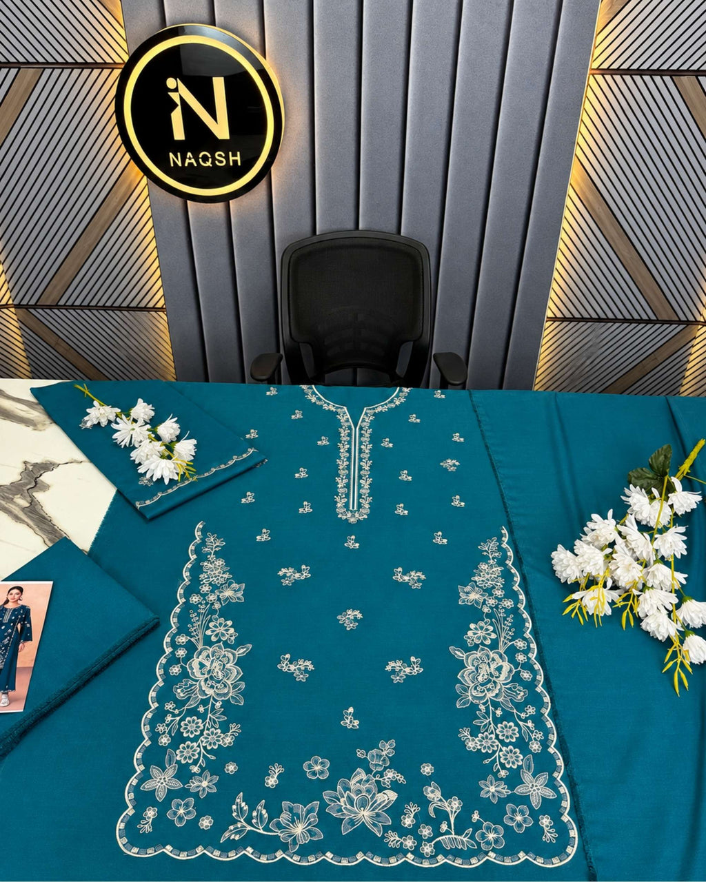 Batik 2pc | Dhanak Embroidered | N-023