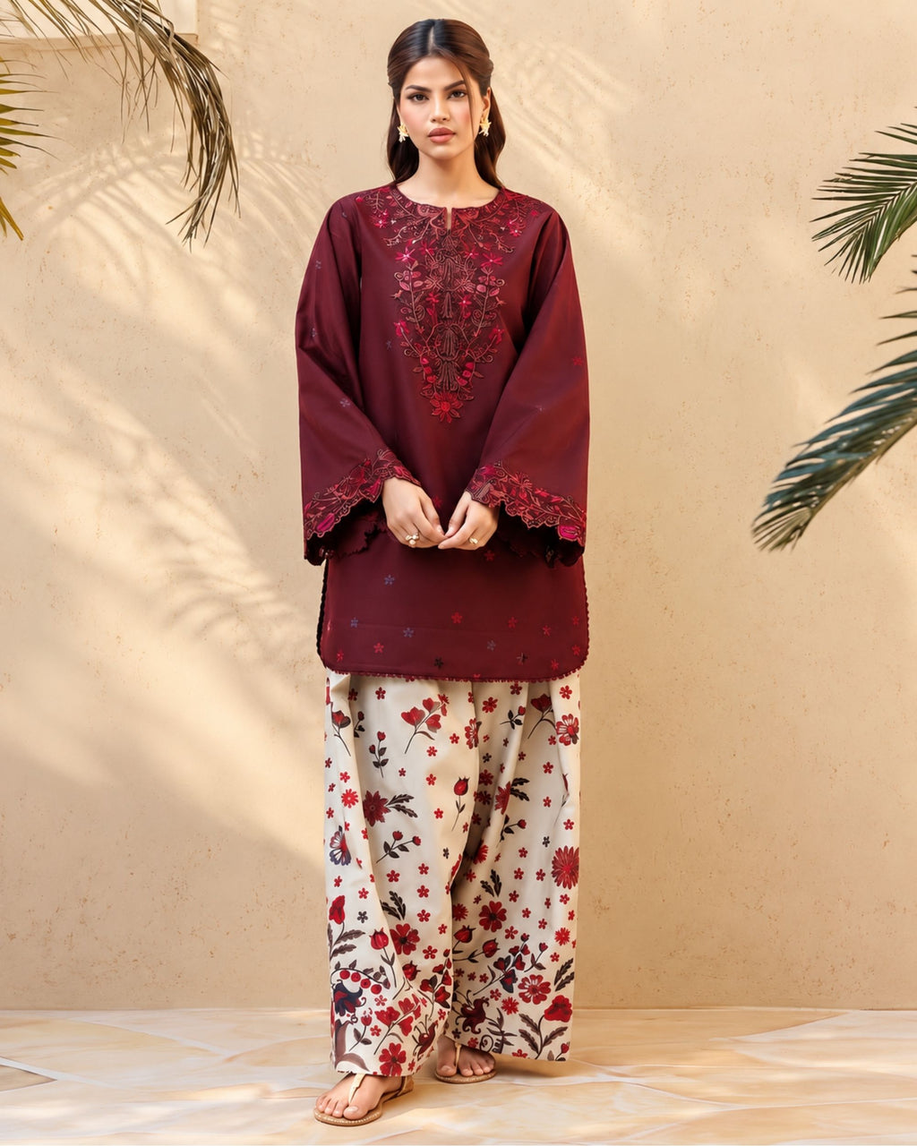 Batik 2 pc | Dhanak Stuff | N-044