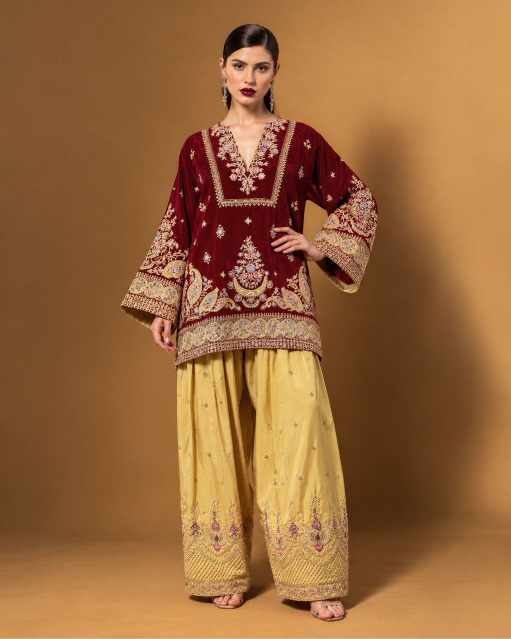 Ethnic 2pc | Velvet Article | N-106