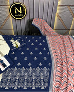 Saphire 3pc | Premium Dhanak | N-076