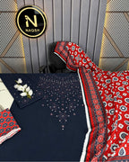 Zara Shahjahan | 3pc Premium Dhanak | N-055