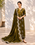 BeechTree 3pc | Dhanak Embroidered | N-063