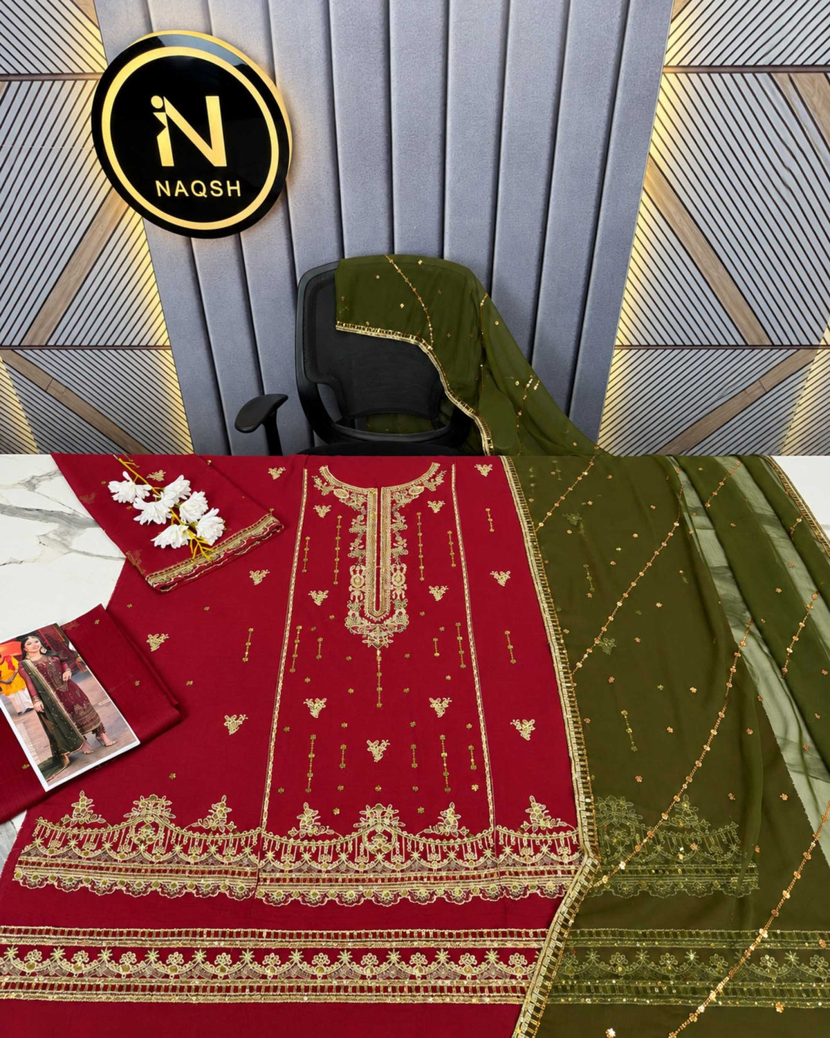 Asim Jofa 3pc | Shafoon Premium | N-114