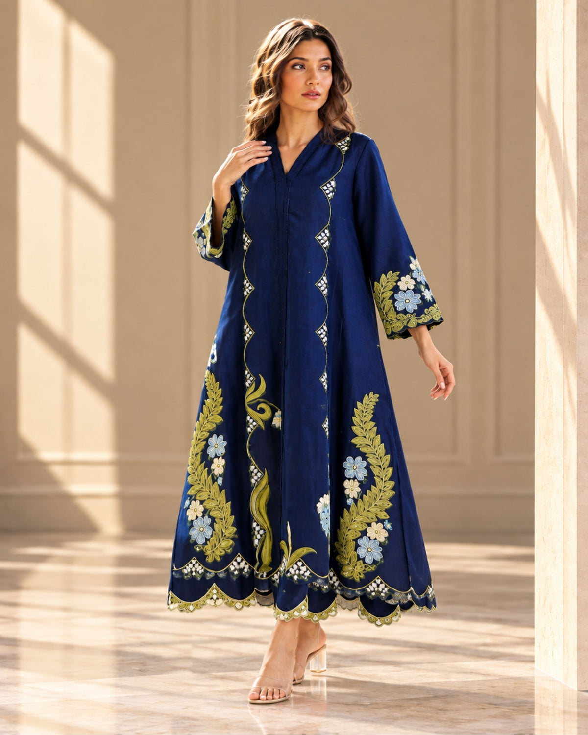 Lulusar 2pc | Frock Embroidered | N-049