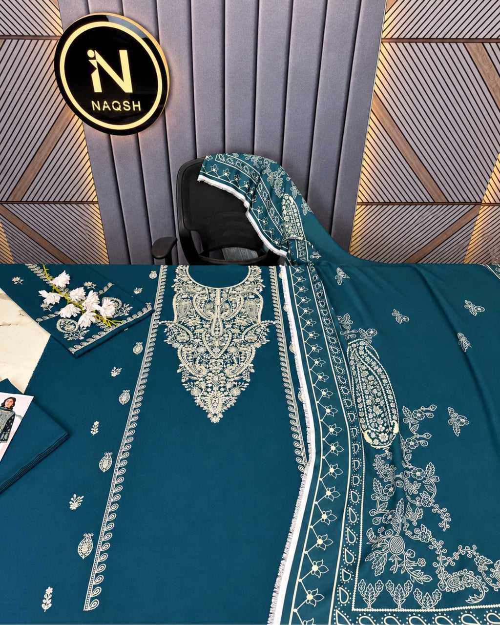 Mahnur 3pc | Dhanak Premium | N-116