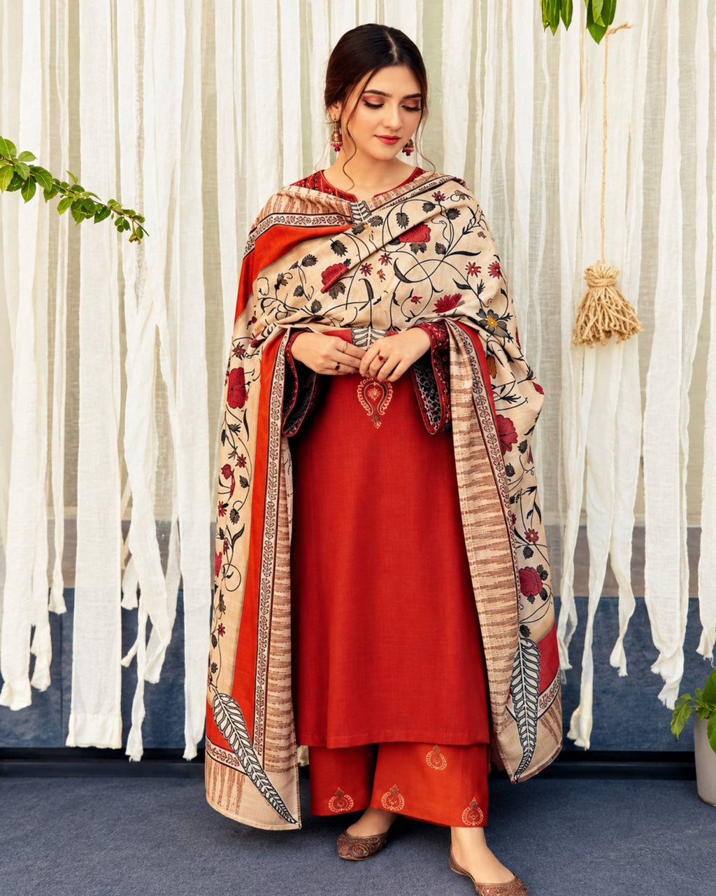 Asling 3 pc | Premium Dhanak | N-088
