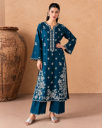 Batik 2pc | Dhanak Embroidered | N-023