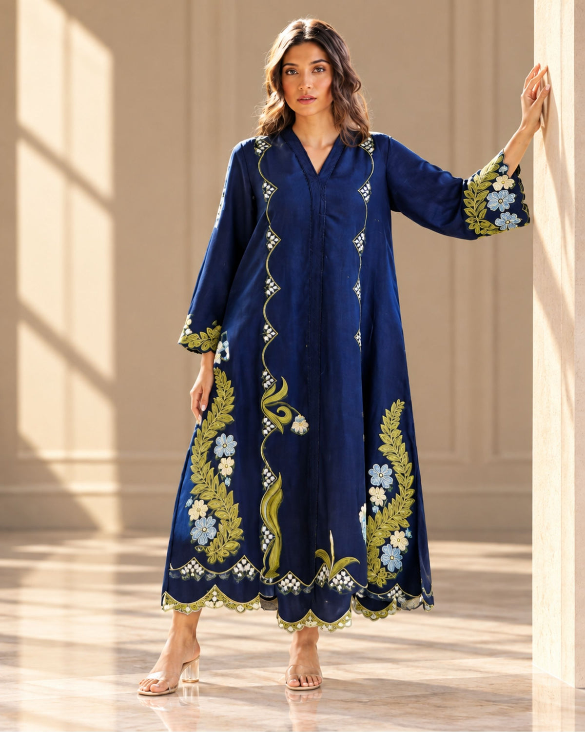 Lulusar 2pc | Frock Embroidered | N-049