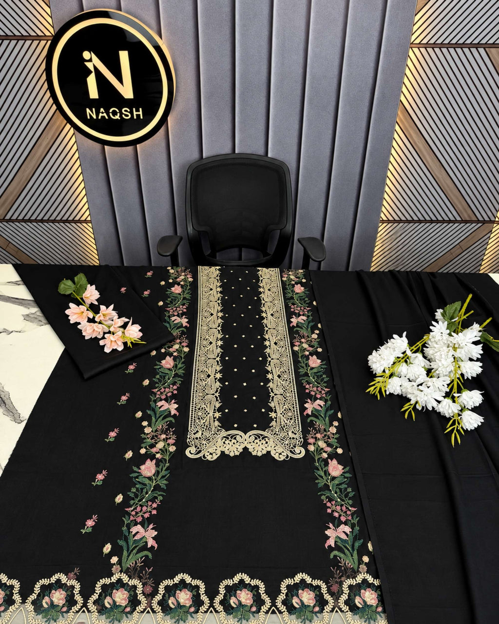 Charizma 2pc | Dhanak Embroidered | N-050