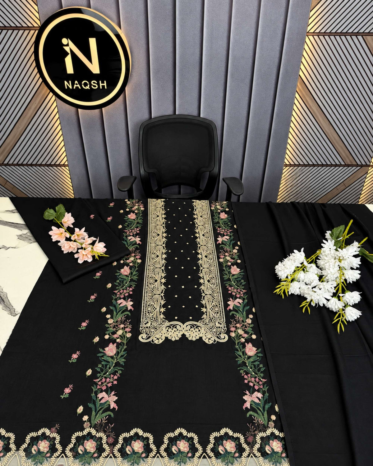 Charizma 2pc | Dhanak Embroidered | N-050