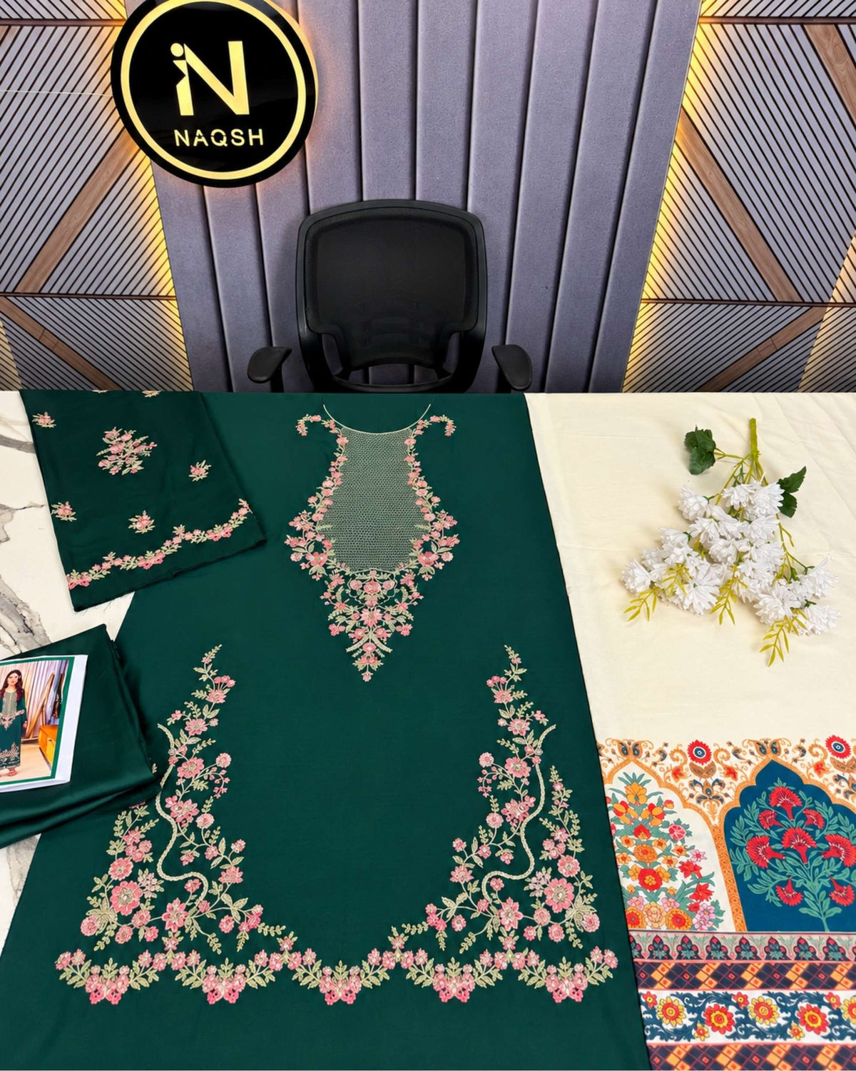 Ethnic 2pc | Silk Embroidered | N-072