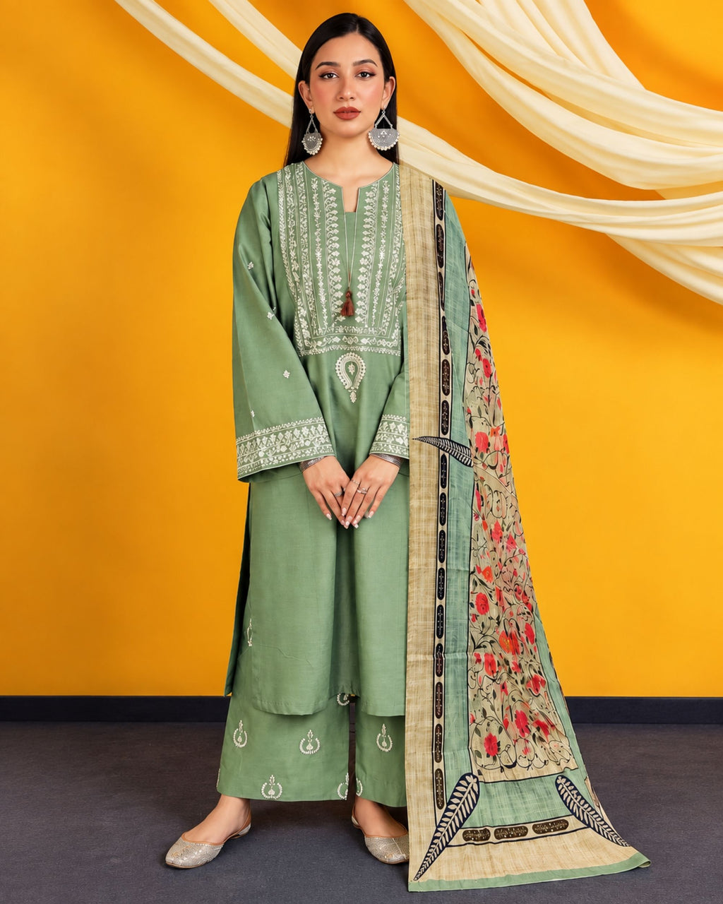 Asling | 3pc Dhanak | N-042